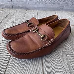 Cole Haan Shoes Hamilton Grand Loafers Horse Bit Mens 8 M Tan Brown C09298